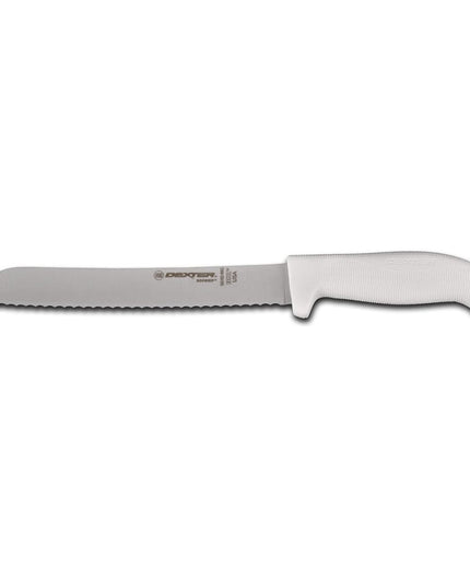 Dao Cắt Bánh Mì Dexter Russell SG162-8SC-PCP 20.3 cm Cán Cao Su Trắng Mềm Thép Carbon