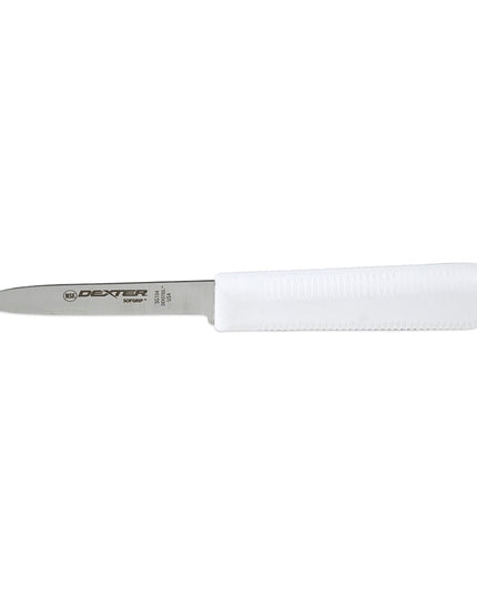 Dao Gọt Dexter Russell SG104-PCP 8.3 cm Cán Cao Su Mềm Trắng Thép Carbon