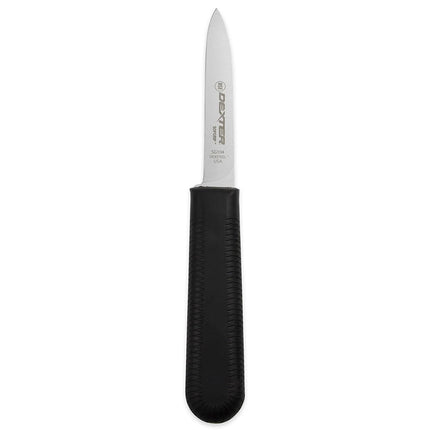Dao Gọt Dexter Russell SG104B-PCP 8.3 cm Tay Cầm Cao Su Mềm Đen, Thép Carbon