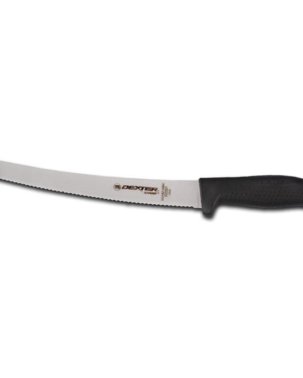 Dao Cắt Bánh Mì Dexter Russell SG147-10SCB-PCP 25.4 cm Tay Cầm Cao Su Mềm Đen Thép Carbon
