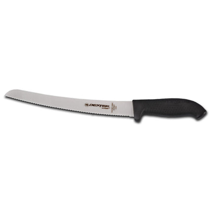 Dao Cắt Bánh Mì Dexter Russell SG147-10SCB-PCP 25.4 cm Tay Cầm Cao Su Mềm Đen Thép Carbon