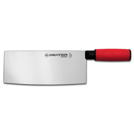 Dao Phay Trung Hoa Dexter Russell SG5888R-PCP 20.3 cm Cán Cao Su Đỏ Thép Cacbon Cao