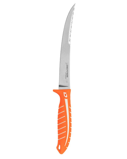 Dao Phi Lê Dẻo Hai Lưỡi Dexter Russell DX8F 24912 20.3 cm Cán Silicone Cam Thép Carbon Cao
