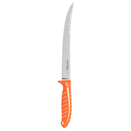 Dao Phi Lê Cứng Hai Lưỡi Dexter Russell 24914 25.4 cm Cán Silicone Cam Thép Carbon Cao