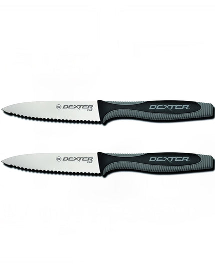 Bộ Dao Gọt Dexter Russell V105SC-2PCP 8.9 cm Tay Cầm Cao Su Mềm Thép Carbon Cao