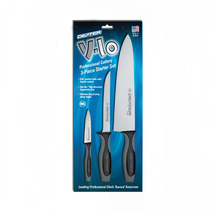 Bộ Dao Dexter Russell V3CP 3 Món - Dao Đầu Bếp 25.4 cm, Dao Lóc 15.2 cm & Dao Gọt 8.9 cm