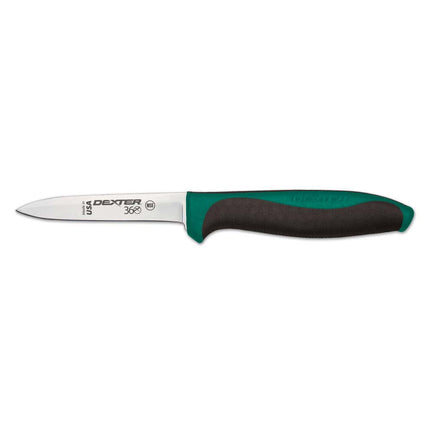 Dao Gọt Dexter Russell S360312GPCP 8.9 cm Đầu Giáo & Lưỡi Thẳng, Thép Carbon