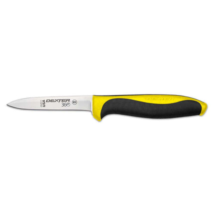 Dao Gọt Dexter Russell S360312YPCP 8.9 cm Mũi Giáo Lưỡi Thẳng Thép Carbon