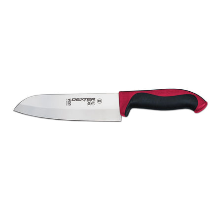 Dao Santoku Dập Dexter Russell S360-7R-PCP 17.8 cm Lưỡi Thẳng Thép Carbon