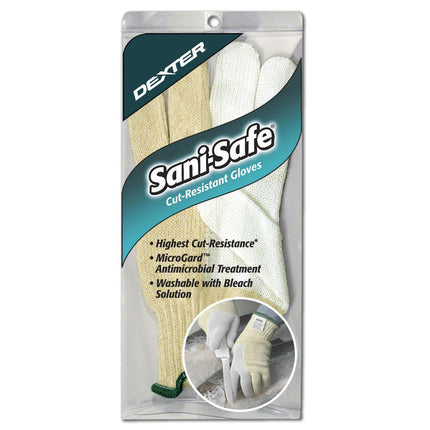 Găng Tay Chống Cắt Dexter Russell SSG1-M SANI-SAFE® Cỡ Trung - Chất Liệu Pha Trộn, Vàng/Trắng