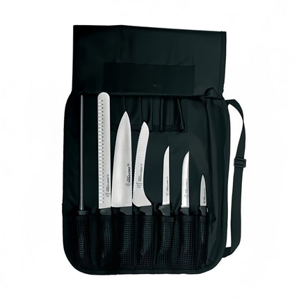 Bộ Dao Dexter Russell SGBCC-7 7 Món Cán Cao Su Mềm Thép Carbon