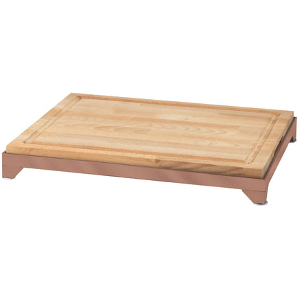 Thớt lóc thịt gỗ ghép Eastern Tabletop 9653CP khung thép phủ đồng 61 x 46 cm