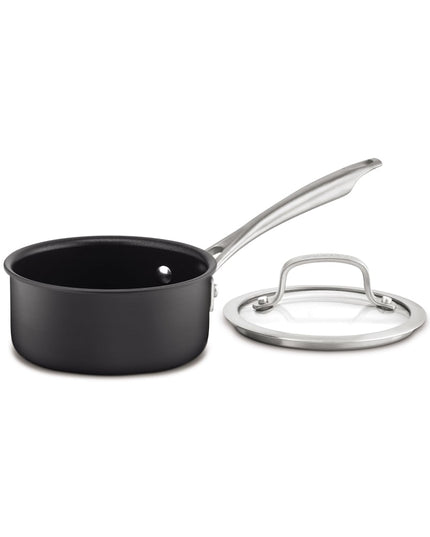 Nồi Cán Nhôm Anốt Cuisinart DSA19-14WH 0.9 lít Nắp Kính Đen