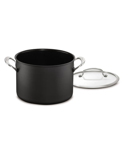 Nồi Hầm Nhôm Anodized Cuisinart DSA66-22WH 5.7 lít Nắp Kính, Màu Đen