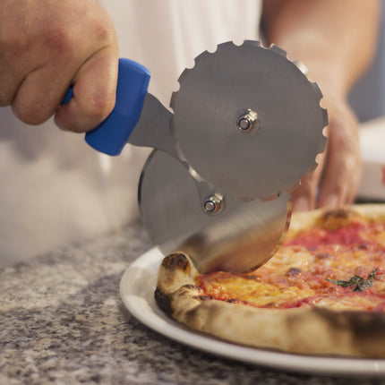 Dao lăn cắt pizza hai bánh inox GI Metal AC-ROP4 10 cm cán polymer