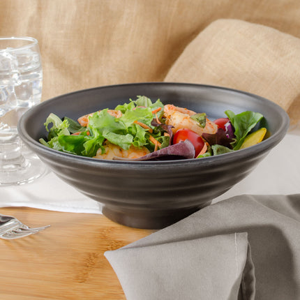 Tô melamine đen mờ GET B-549-BK Nara 1,4 lít - Thùng 12 cái
