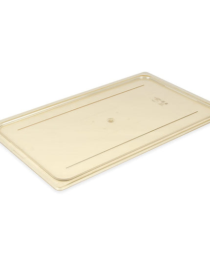 Cambro 10HPC150 Nắp Đậy Thức Ăn Nóng H-Pan - Kích Thước Đầy Đủ, Phẳng, Màu Hổ Phách