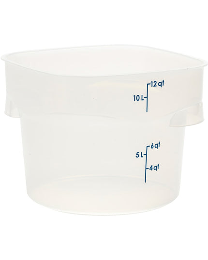 Hộp Đựng Thực Phẩm Tròn Cambro 12RFSPROPP190 CamRound® FreshPro 11.4 lít - Nhựa Polypropylene, Trong Mờ