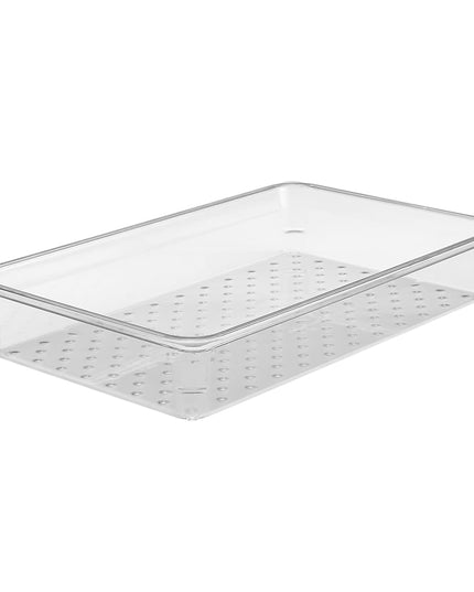Cambro 13CLRCW135 Camwear Rổ Lọc - Kích Thước Đầy Đủ, Sâu 7.6 cm, Trong Suốt