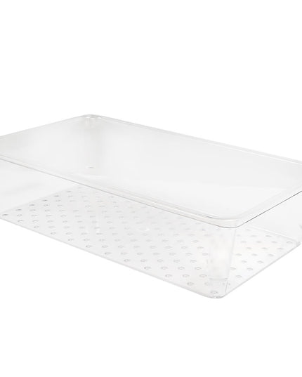 Cambro 15CLRCW135 Camwear Rổ Lọc - Kích Thước Đầy Đủ, Sâu 12.7 cm, Trong Suốt