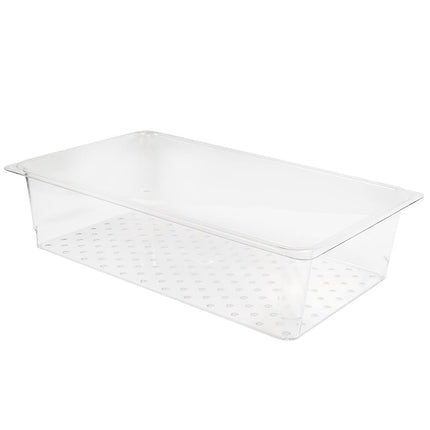Cambro 15CLRCW135 Camwear Rổ Lọc - Kích Thước Đầy Đủ, Sâu 12.7 cm, Trong Suốt