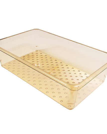 Cambro 15CLRHP150 Rổ Lọc H-Pan - Kích Thước Đầy Đủ, Sâu 12.7 cm, Màu Hổ Phách