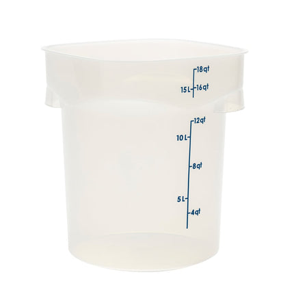 Cambro 18RFSPROPP190 Hộp Đựng Thực Phẩm Tròn CamRound® FreshPro 17 lít - Polypropylene, Trong Mờ