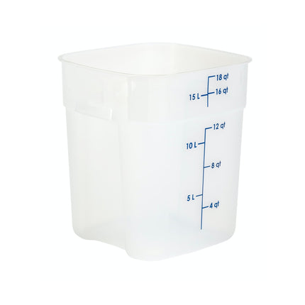 Hộp Đựng Thực Phẩm Vuông FreshPro Cambro 18SFSPROPP190 17 lít - CamSquare®, Polypropylene, Trong Mờ