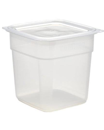 Hộp Đựng Thực Phẩm Vuông FreshPro Cambro 1SFSPROPP190 0.9 lít - CamSquare®, Polypropylene, Trong Mờ