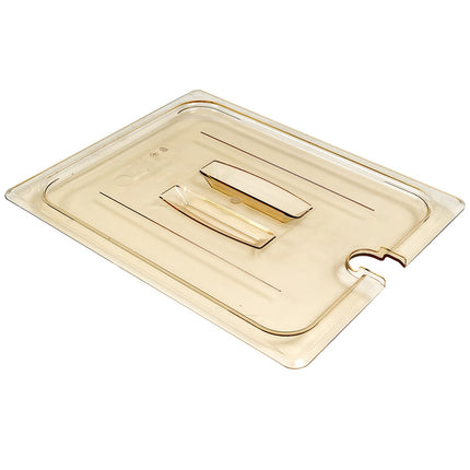 Nắp Khay Thực Phẩm Cambro 20HPCHN150 H-Pan - Kích Thước Nửa Khay, Có Rãnh, Tay Cầm, Chống Dính, Màu Hổ Phách