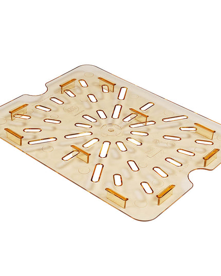 Cambro 20HPD150 Khay Thoát Nước H-Pan - Kích Thước Nửa Khay, Chống Dính, Màu Hổ Phách