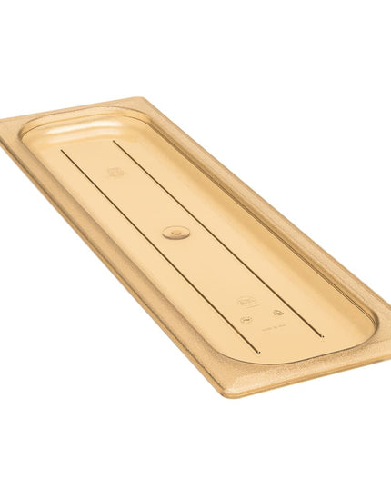 Nắp Khay Thực Phẩm Cambro 20LPHPC150 H-Pan - Cỡ Nửa Dài, Phẳng, Chống Dính, Màu Hổ Phách