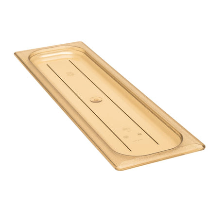 Nắp Khay Thực Phẩm Cambro 20LPHPC150 H-Pan - Cỡ Nửa Dài, Phẳng, Chống Dính, Màu Hổ Phách