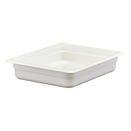 Khay Đựng Thực Phẩm Cambro 22CW148 Camwear Kích Thước 1/2 Sâu 6.4 cm Màu Trắng