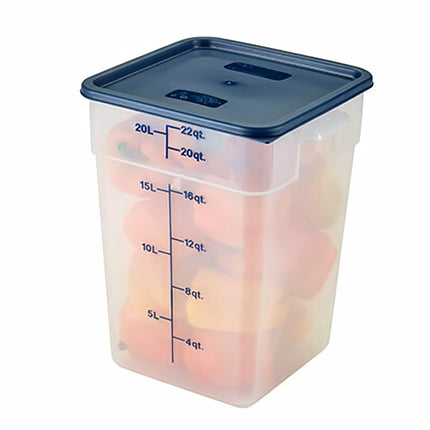 Hộp Đựng Thực Phẩm Vuông Cambro 22SFSPP190 20.8 lít - CamSquare®, Polypropylene, Trong Mờ