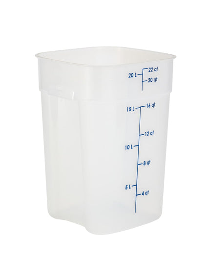 Hộp Đựng Thực Phẩm Vuông FreshPro Cambro 22SFSPROPP190 20.8 lít - CamSquare®, Polypropylene, Trong Mờ