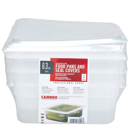 Khay Đựng Thực Phẩm Cambro 24PPSW3190 Cỡ 1/2 Sâu 10.2 cm