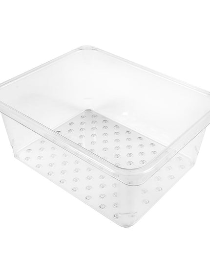 Cambro 25CLRCW135 Camwear Rổ Lọc - Cỡ Nửa, Sâu 12.7 cm, Trong Suốt