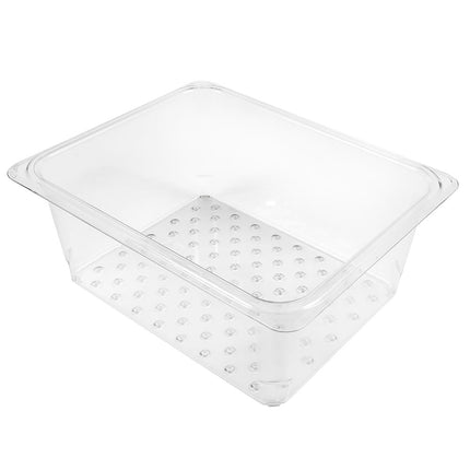 Cambro 25CLRCW135 Camwear Rổ Lọc - Cỡ Nửa, Sâu 12.7 cm, Trong Suốt