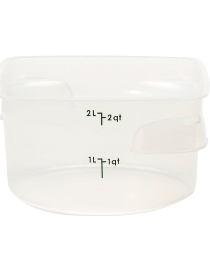 Cambro 2RFSPROPP190 Hộp Đựng Thực Phẩm Tròn CamRound® FreshPro 1.9 lít - Nhựa Polypropylene, Trong Mờ