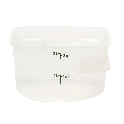 Cambro 2RFSPROPP190 Hộp Đựng Thực Phẩm Tròn CamRound® FreshPro 1.9 lít - Nhựa Polypropylene, Trong Mờ