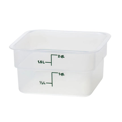 Hộp Đựng Thực Phẩm Vuông Cambro 2SFSPP190 1.9 lít - CamSquare®, Trong Mờ