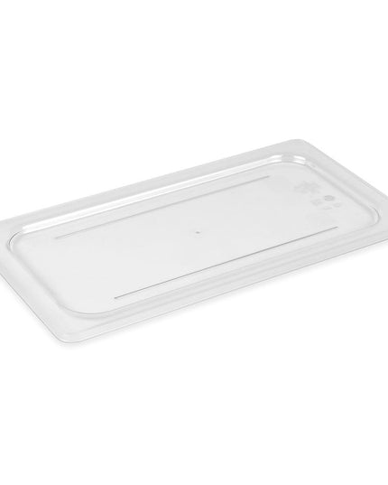 Cambro 30CWC135 Camwear Nắp Khay Đựng Thức Ăn - Kích Thước 1/3, Phẳng, Trong Suốt