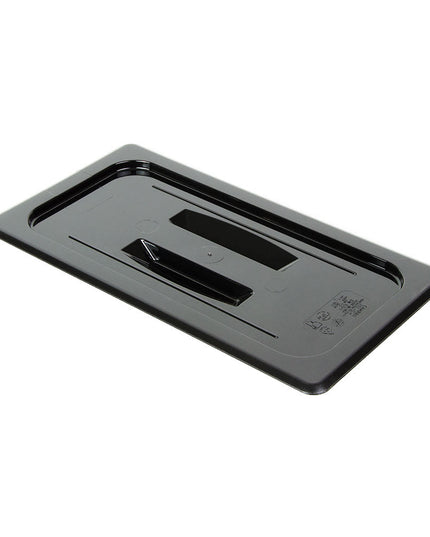 Nắp Khay Thực Phẩm Camwear Cambro 30CWCH110 - Cỡ 1/3, Phẳng Tay Cầm, Màu Đen