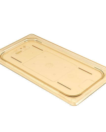 Nắp Khay Đựng Thực Phẩm Cambro 30HPC150 H-Pan - Cỡ 1/3, Chống Dính, Phẳng, Màu Hổ Phách