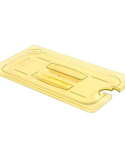 Cambro 30HPCHN150 Nắp Khay Thực Phẩm H-Pan - Kích Thước 1/3, Chống Dính, Có Rãnh Tay Cầm, Màu Hổ Phách