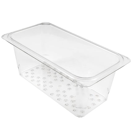 Rổ Lọc Cambro 35CLRCW135 Camwear - Kích Thước 1/3, Sâu 12.7 cm, Trong Suốt