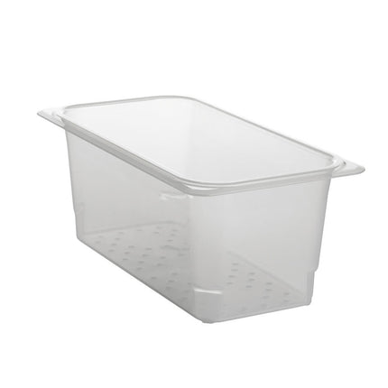 Cambro 35CLRPP190 Rổ Lọc Khay Thực Phẩm - Cỡ 1/3, Sâu 12.7 cm, Trong Mờ