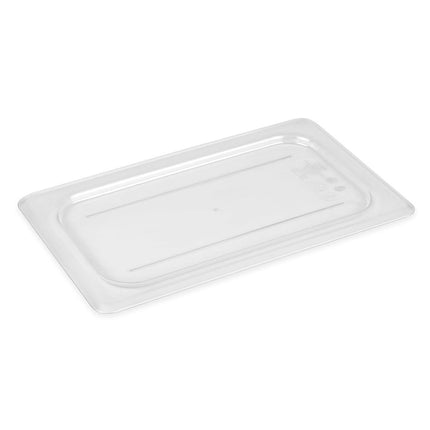 Cambro 40CWC135 Camwear Nắp Khay Đựng Thực Phẩm - Kích Cỡ 1/4, Phẳng, Trong Suốt