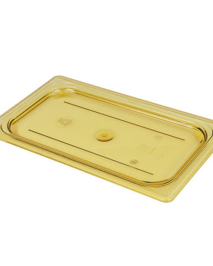 Cambro 40HPC150 Nắp Khay Thực Phẩm H-Pan - Cỡ 1/4, Chống Dính, Phẳng, Màu Hổ Phách